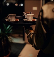 Il caff&egrave; espresso al ristorante